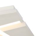 Hedda Flush Square Square Ceiling, 1 x 50W LED, 3000K, 3500lm, Sand White, additional 6