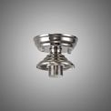 Lucinda Flush Ceiling Fitting, 1 x E27, Polished Nickel additional 1
