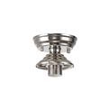 Lucinda Flush Ceiling Fitting, 1 x E27, Polished Nickel additional 2