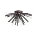 Claire 6 Light E14, Semi Flush Brown Oxide / Smoke Glass additional 3