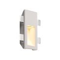 Samira Small Recessed Wall Lamp, 1 x GU10, White Paintable Gypsum, Cut Out: L:253mmxW:103mm additional 5