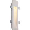 Samira Large Recessed Wall Lamp, 1 x GU10, White Paintable Gypsum, Cut Out: L:453mmxW:103mm additional 3