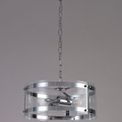 Primrose Pendant, 2 Light E27, Polished Chrome additional 2