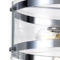 Primrose Pendant, 2 Light E27, Polished Chrome additional 8