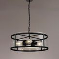 Primrose Pendant, 4 Light E27, Matt Black additional 1