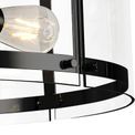 Primrose Pendant, 4 Light E27, Matt Black additional 6