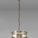 Primrose Pendant, 2 Light E27, Antique Brass additional 1