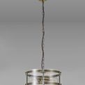 Primrose Pendant, 2 Light E27, Antique Brass additional 2