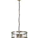 Primrose Pendant, 2 Light E27, Antique Brass additional 3