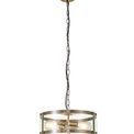 Primrose Pendant, 2 Light E27, Antique Brass additional 4