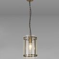 Primrose Pendant, 1 Light E27, Antique Brass Light additional 1