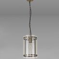 Primrose Pendant, 1 Light E27, Antique Brass Light additional 2
