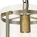 Primrose Pendant, 1 Light E27, Antique Brass Light additional 7