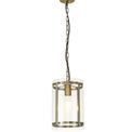 Primrose Pendant, 1 Light E27, Antique Brass Light additional 3