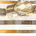 Primrose Pendant, 4 Light E27, Antique Brass additional 8