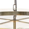 Primrose Pendant, 4 Light E27, Antique Brass additional 5