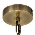 Primrose Pendant, 4 Light E27, Antique Brass additional 6