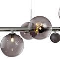 Rylee Linear Pendant , 7 x G9, Polished Chrome, Smoked Glass additional 8