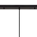 Honesty Linear 3 Light Adjustable Pendant Matt Black/Painted Gold additional 5