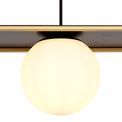 Honesty Linear 3 Light Adjustable Pendant Matt Black/Painted Gold additional 6
