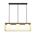 Honesty Linear 3 Light Adjustable Pendant Matt Black/Painted Gold additional 3