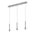 Ireine Polished Chrome 3 Light G9 Universal 2m Linear Pendant, Suitable For A Vast Selection Of Glass Shades additional 3