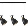 Beah Linear Pendant, 3 x E27, Matt Black/Antique Brass/Khaki additional 4