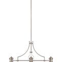 Lucinda Frame Only Linear Pendant, 3 x E27, Polished Nickel additional 7