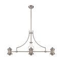 Lucinda Frame Only Linear Pendant, 3 x E27, Polished Nickel additional 3