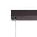 Naomi 4 Light Bar Linear Pendant E14, Oiled Bronze/Polished Chrome/Amber additional 8