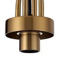 Angela Linear Suspension Kit, 3 x E27, Brass Gold/Matt Black additional 4