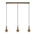 Angela Linear Suspension Kit, 3 x E27, Brass Gold/Matt Black additional 1