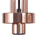 Angela Linear Suspension Kit, 4 x E27, Copper/Matt Black additional 5
