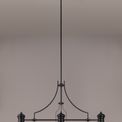 Lucinda Frame Only Linear Pendant, 3 x E27,Matt Black additional 1