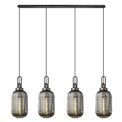 Angela Linear Suspension Kit, 4 x E27, Aged Pewter/Matt Black additional 7