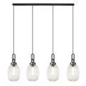 Angela Linear Suspension Kit, 4 x E27, Aged Pewter/Matt Black additional 10