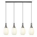 Angela Linear Suspension Kit, 4 x E27, Aged Pewter/Matt Black additional 11
