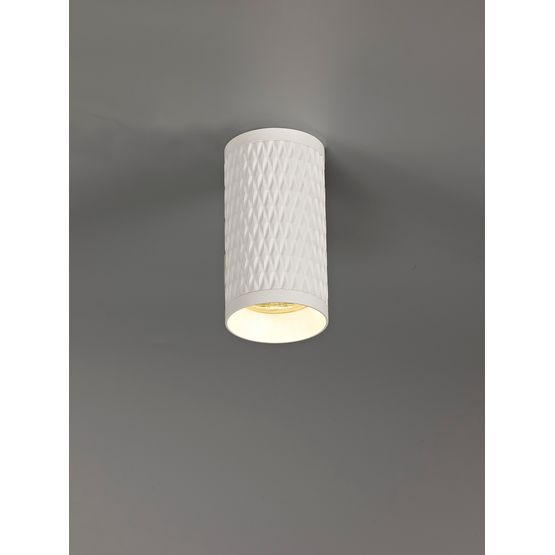 Sienna 11cm Surface Mounted Ceiling Light, 1 x GU10, Sand White