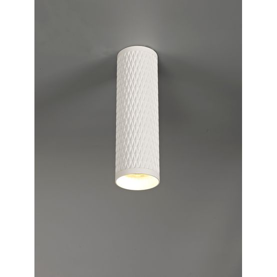 Sienna 20cm Surface Mounted Ceiling Light, 1 x GU10, Sand White