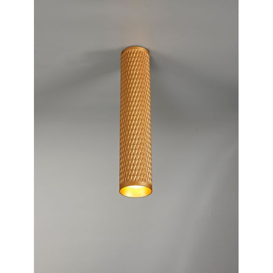 Sienna 30cm Surface Mounted Ceiling Light, 1 x GU10, Champagne Gold