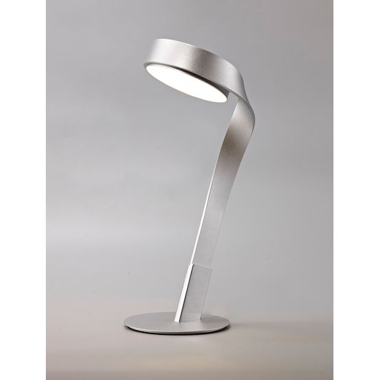 Clara Table Lamp, 1 x 10W LED, 3000K, 800lm, Silver/Polished Chrome,