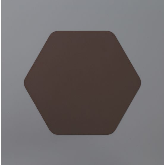 Melody 200mm Non-Electric Hexagonal Plate, Coffee