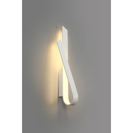 Myka Wall Lamp, 1 x 12W LED, 3000K, 840lm, Sand White,