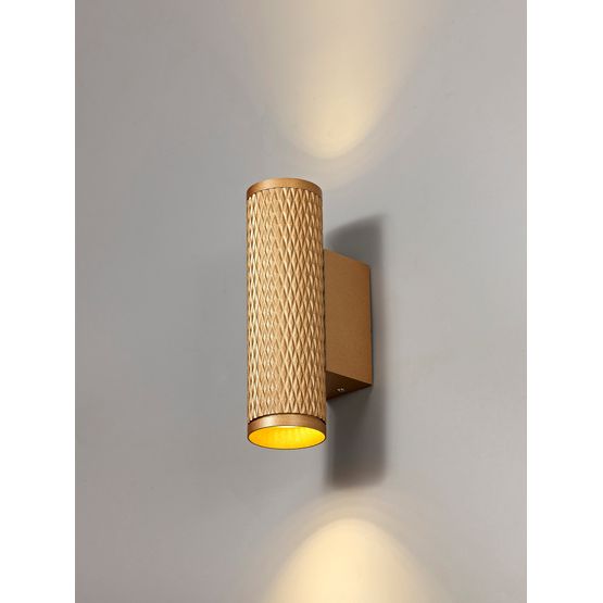 Sienna Wall Lamp, 2 x GU10, Champagne Gold