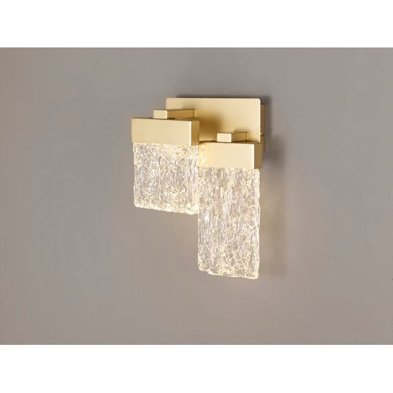 Bella Wall Lamp, 2 x 4.5W LED, 3000K, Painted Brushed Gold,