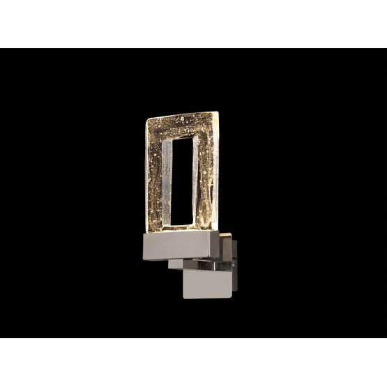 Elena Wall Lamp, 1 x 4.5W LED, 3000K, 137lm, Polished Chrome,