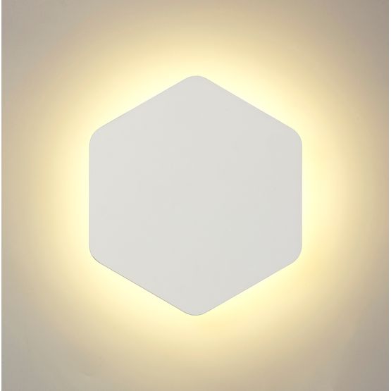 Melody Sand White/Acrylic Frosted Diffuser, Magnetic Base Wall Lamp (12W LED, 3000K 498lm)