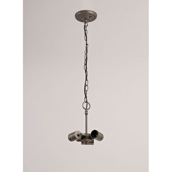 Marina Suspension Kit, 3 x E27, Aged Antique Brass