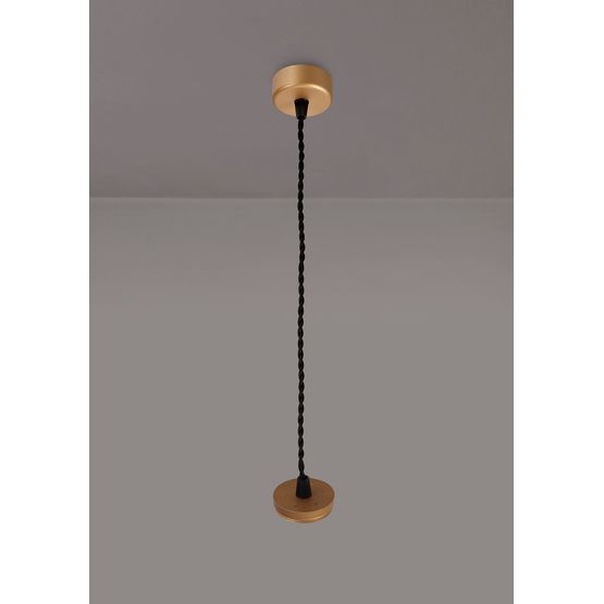 Sienna Pendant Light Kit 2m, 1 x GU10, Champagne Gold