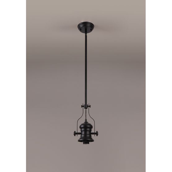 Lucinda Frame Only Pendant, 1 x E27, Matt Black